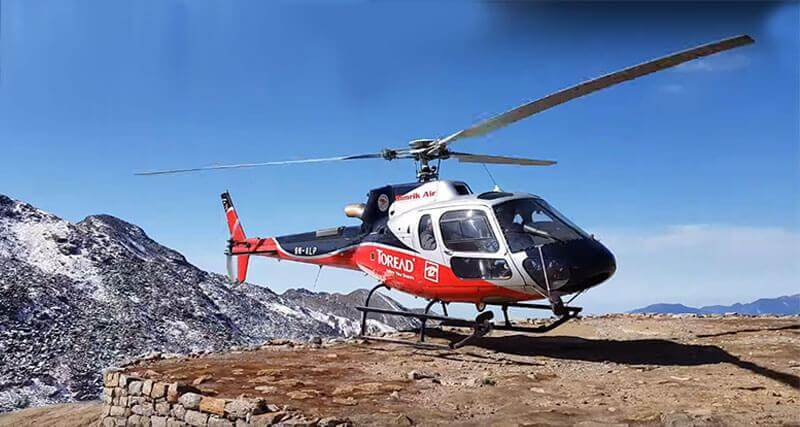 Damodar Kunda Helicopter Tour